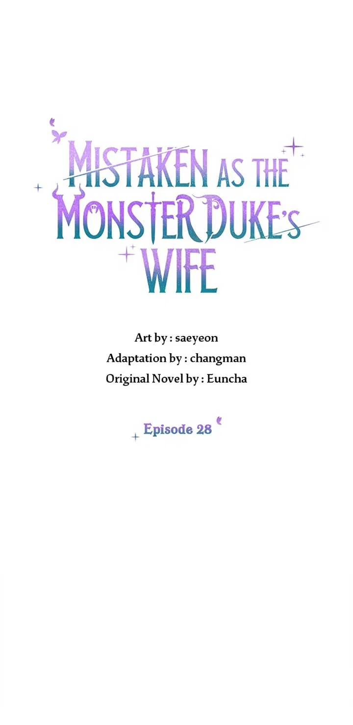 The Monster Duke Mistook Me for His Wife Chapter 28 – Page 27