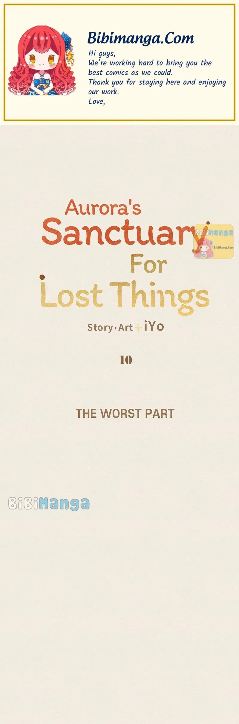 Aurora’s Sanctuary for Lost Things Chapter 10 – Page 1
