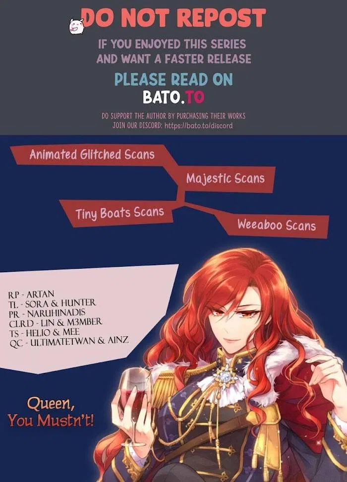 Queen, You Mustn’t! Chapter 1 – Page 1
