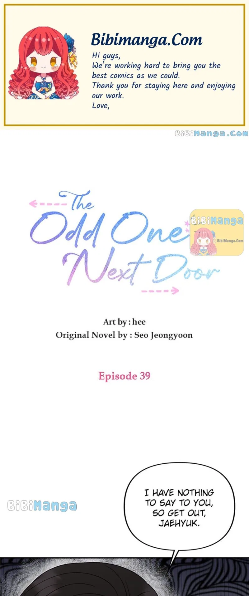 The Odd One Next Door Chapter 39 – Page 1