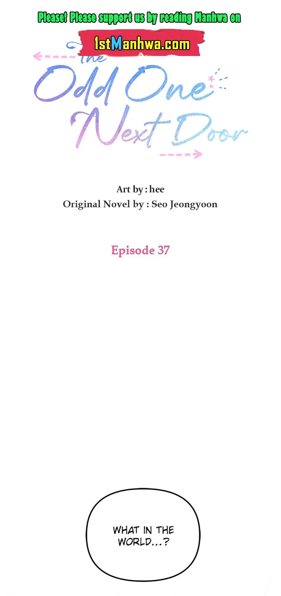 The Odd One Next Door Chapter 37 – Page 1