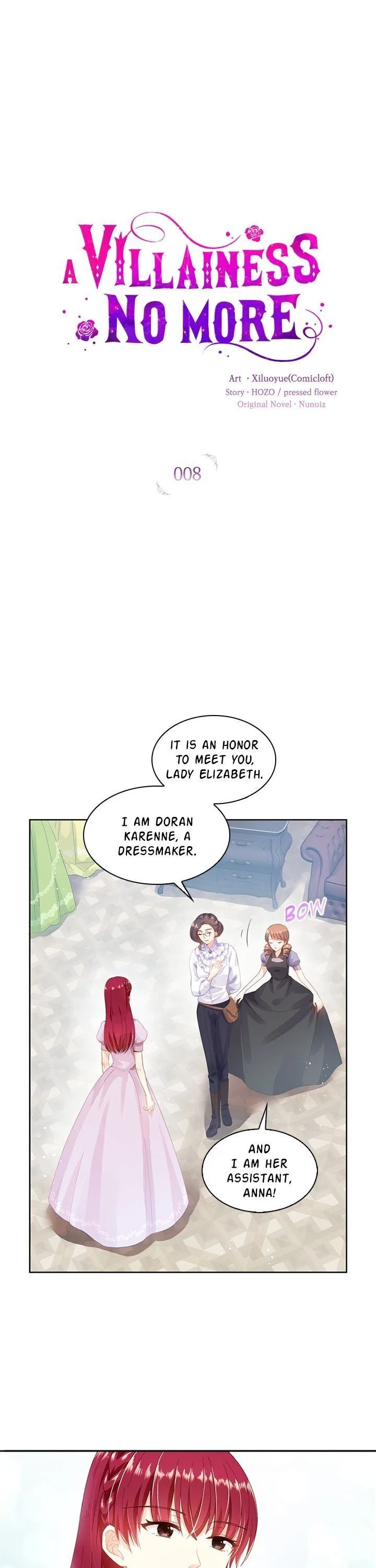 The Evil Lady Will Change Chapter 8 – Page 1