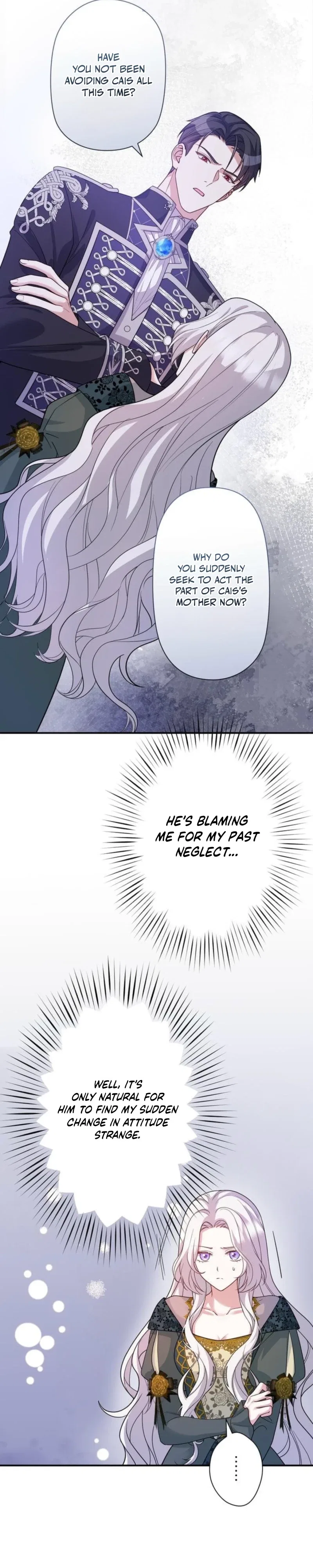 I may be a sickly mom, but I’ll raise my son who’s fallen into darkness! Chapter 4 – Page 21