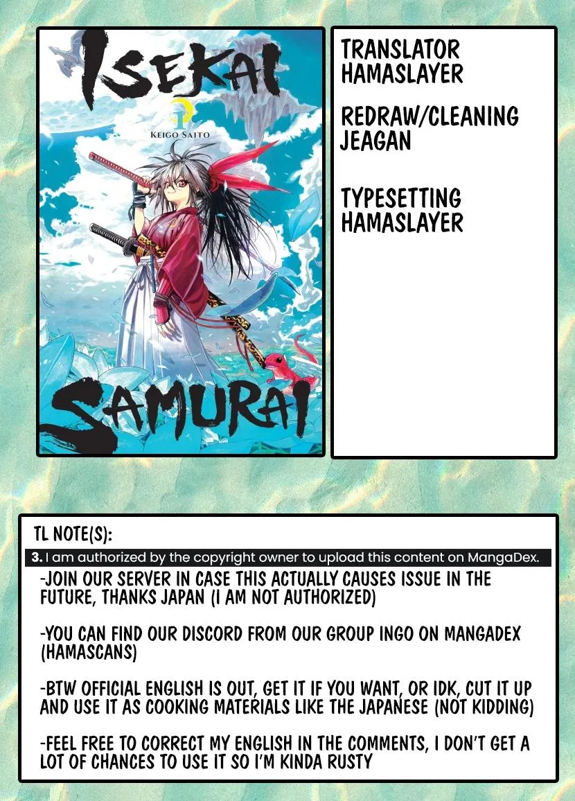 Samurai in Another World Chapter 40 – Page 1