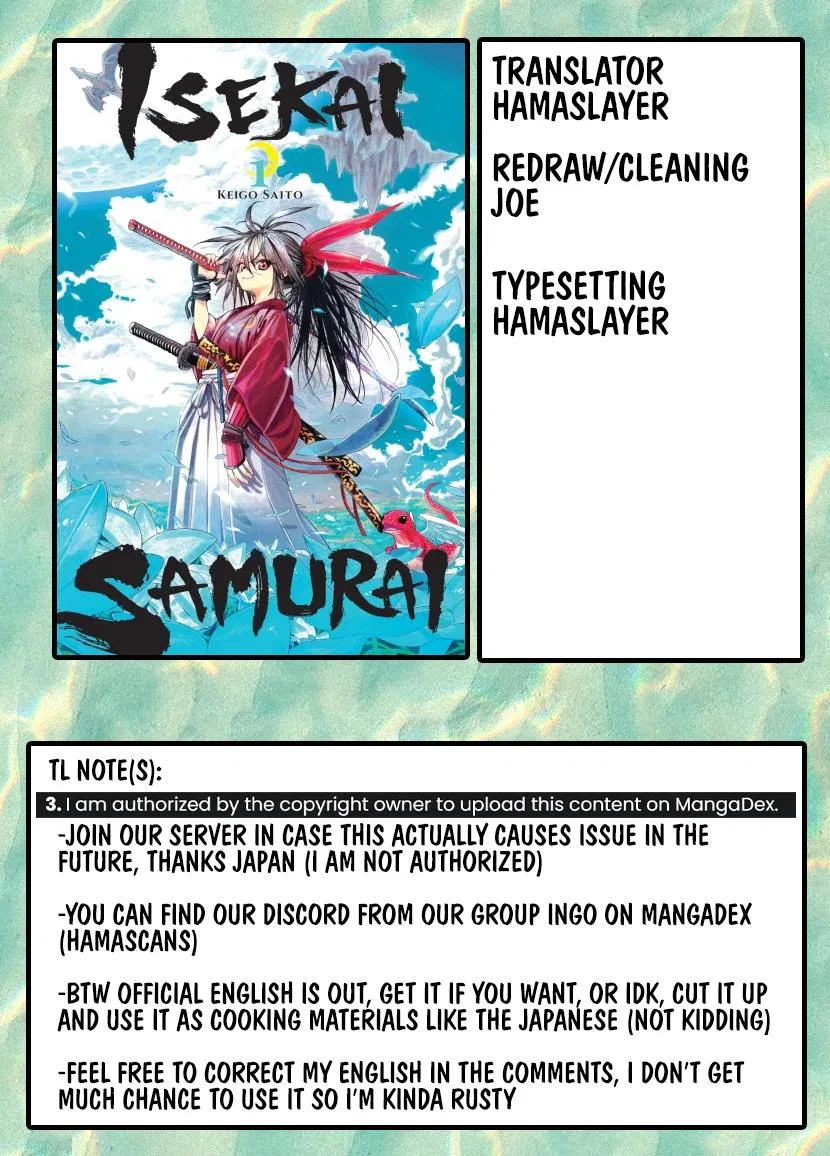 Samurai in Another World Chapter 39 – Page 1