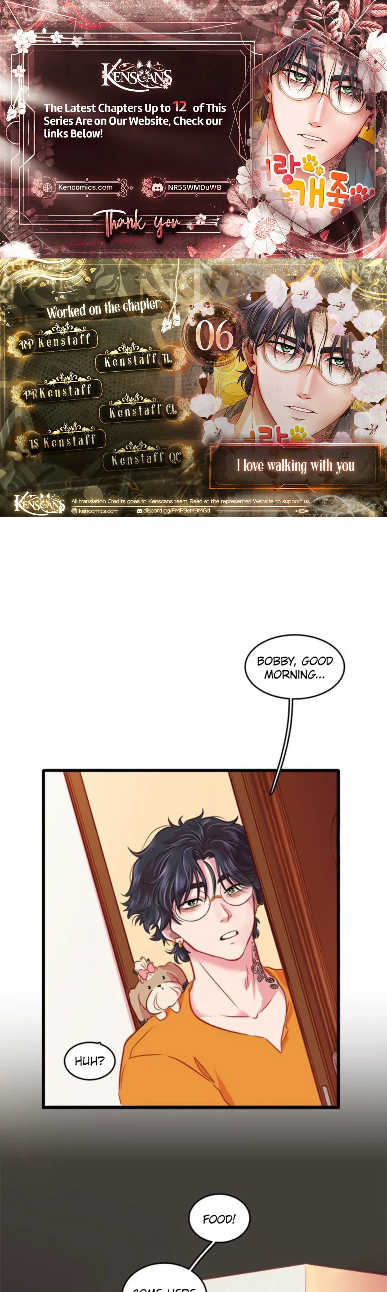 I love walking with you Chapter 6 – Page 1