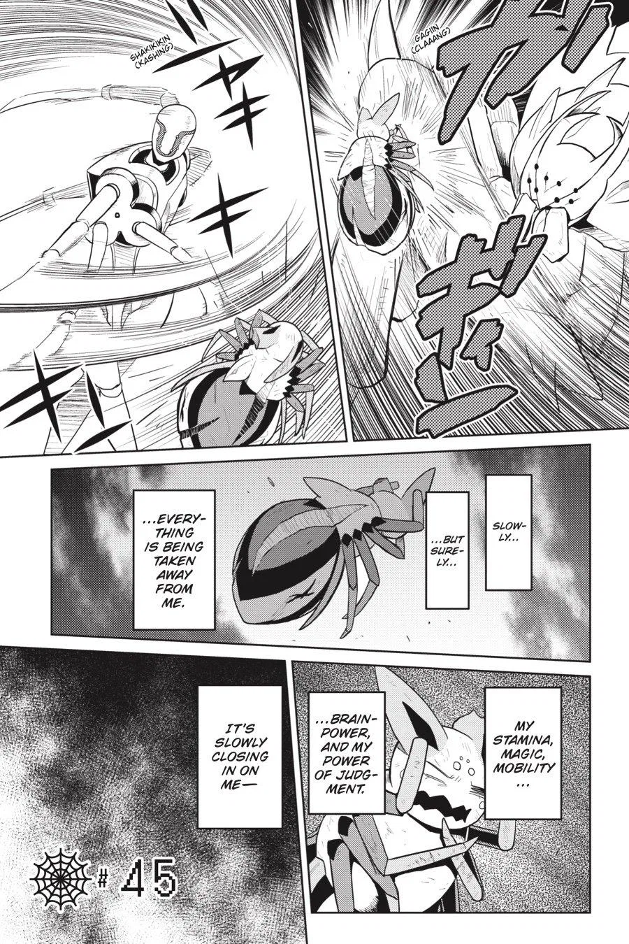 Kumo desu ga, nani ka? Chapter 45 – Page 1