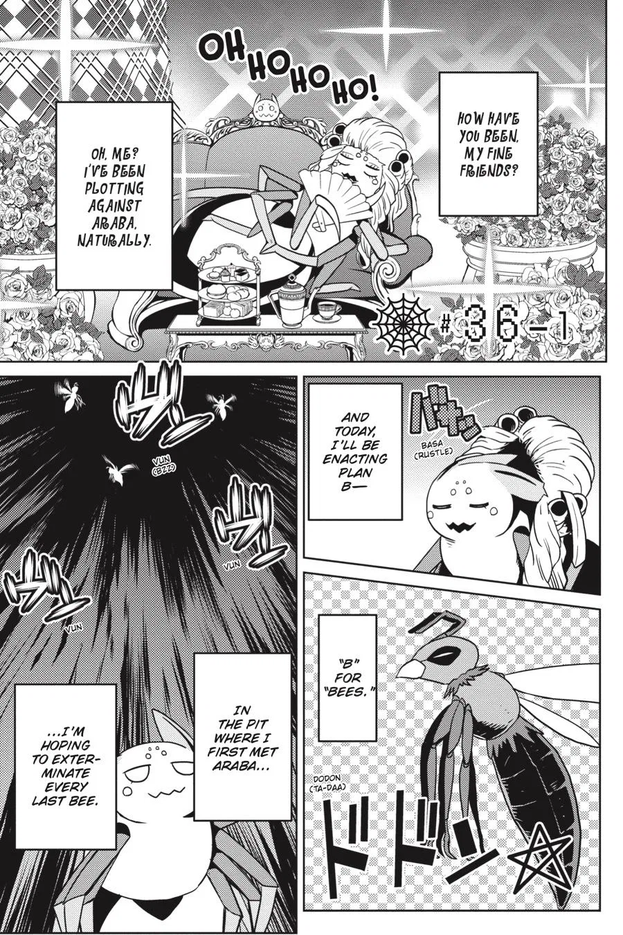 Kumo desu ga, nani ka? Chapter 36.1 – Page 1