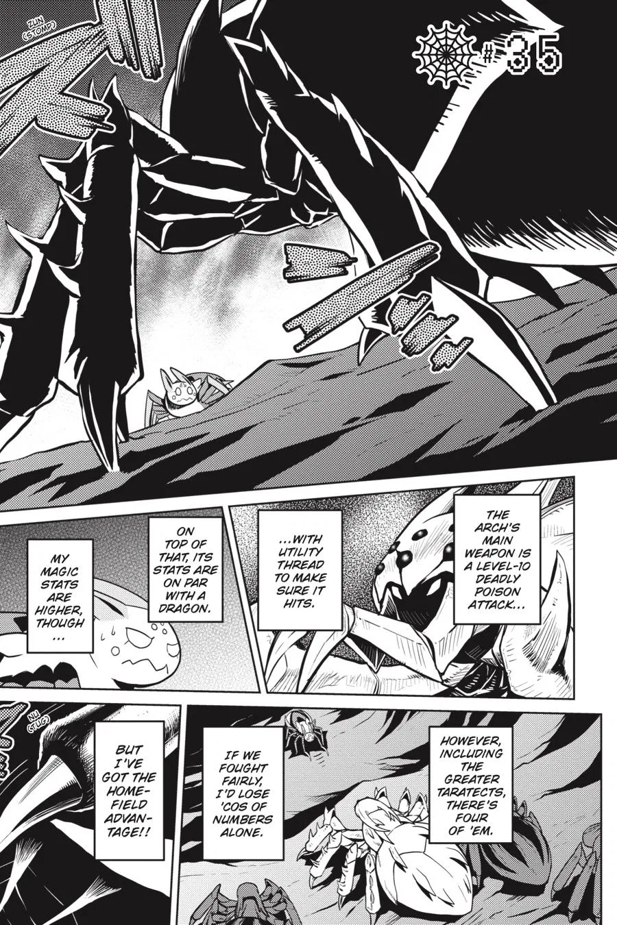 Kumo desu ga, nani ka? Chapter 35 – Page 1