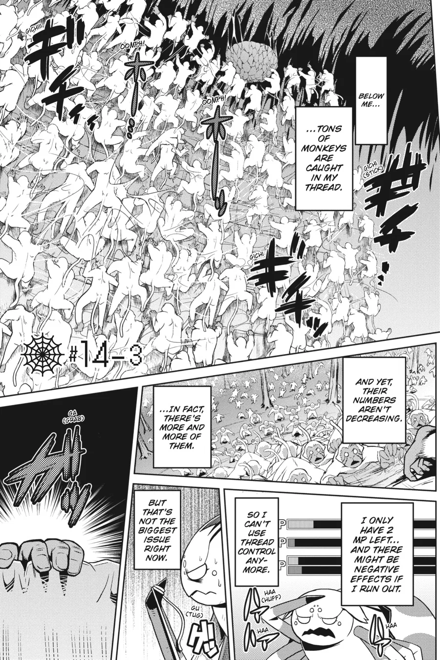 Kumo desu ga, nani ka? Chapter 14.3 – Page 1