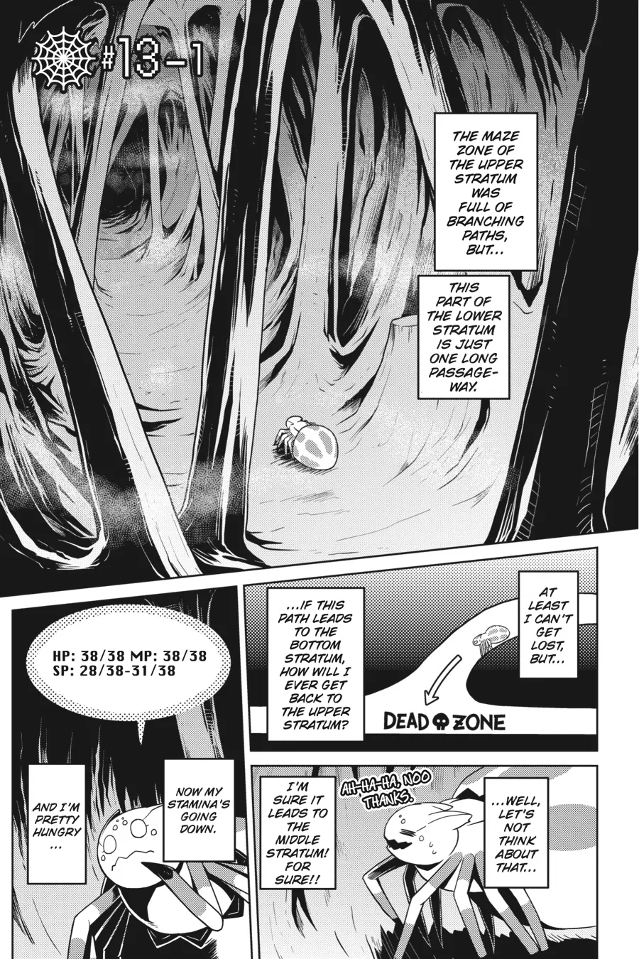 Kumo desu ga, nani ka? Chapter 13.1 – Page 1
