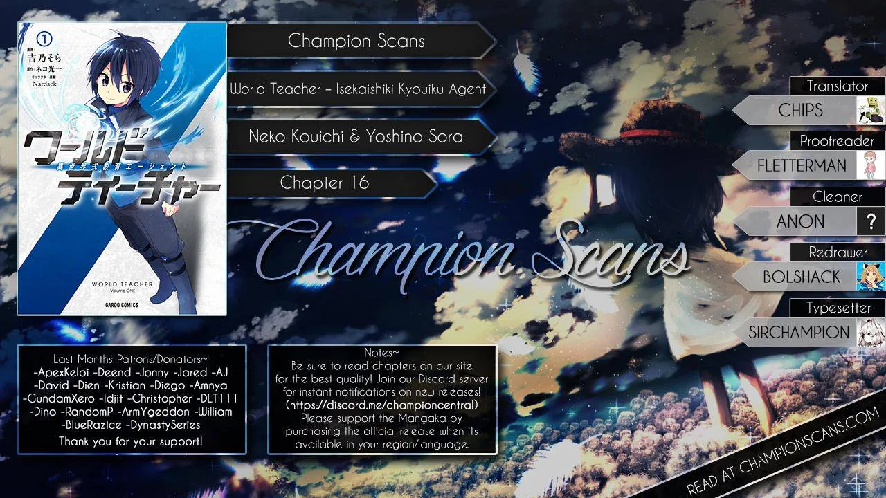 World Teacher - Isekaishiki Kyouiku Agent Chapter 16 – Page 1