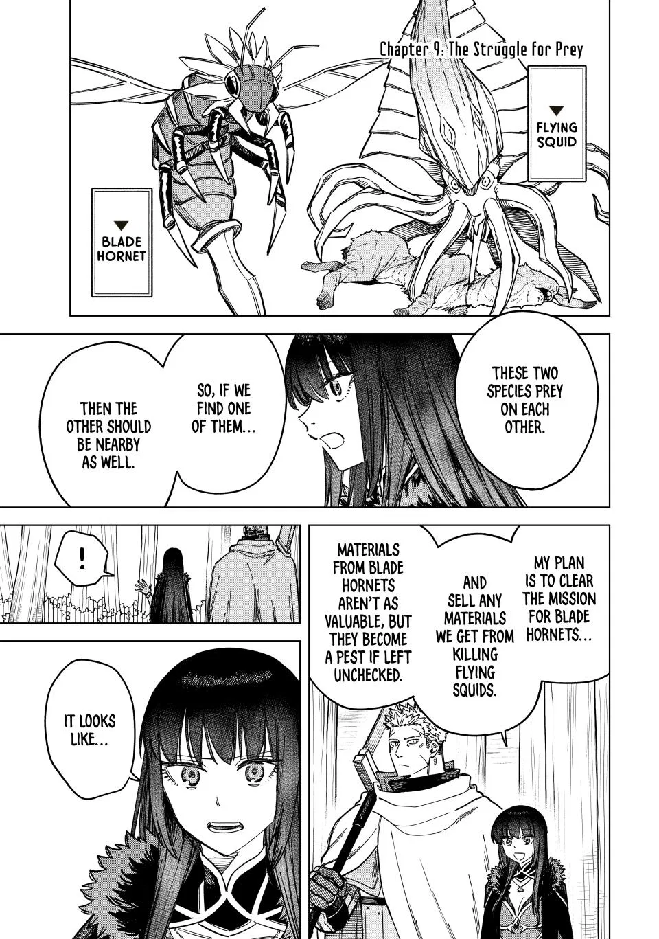 The Witch and the Mercenary Chapter 9 – Page 1