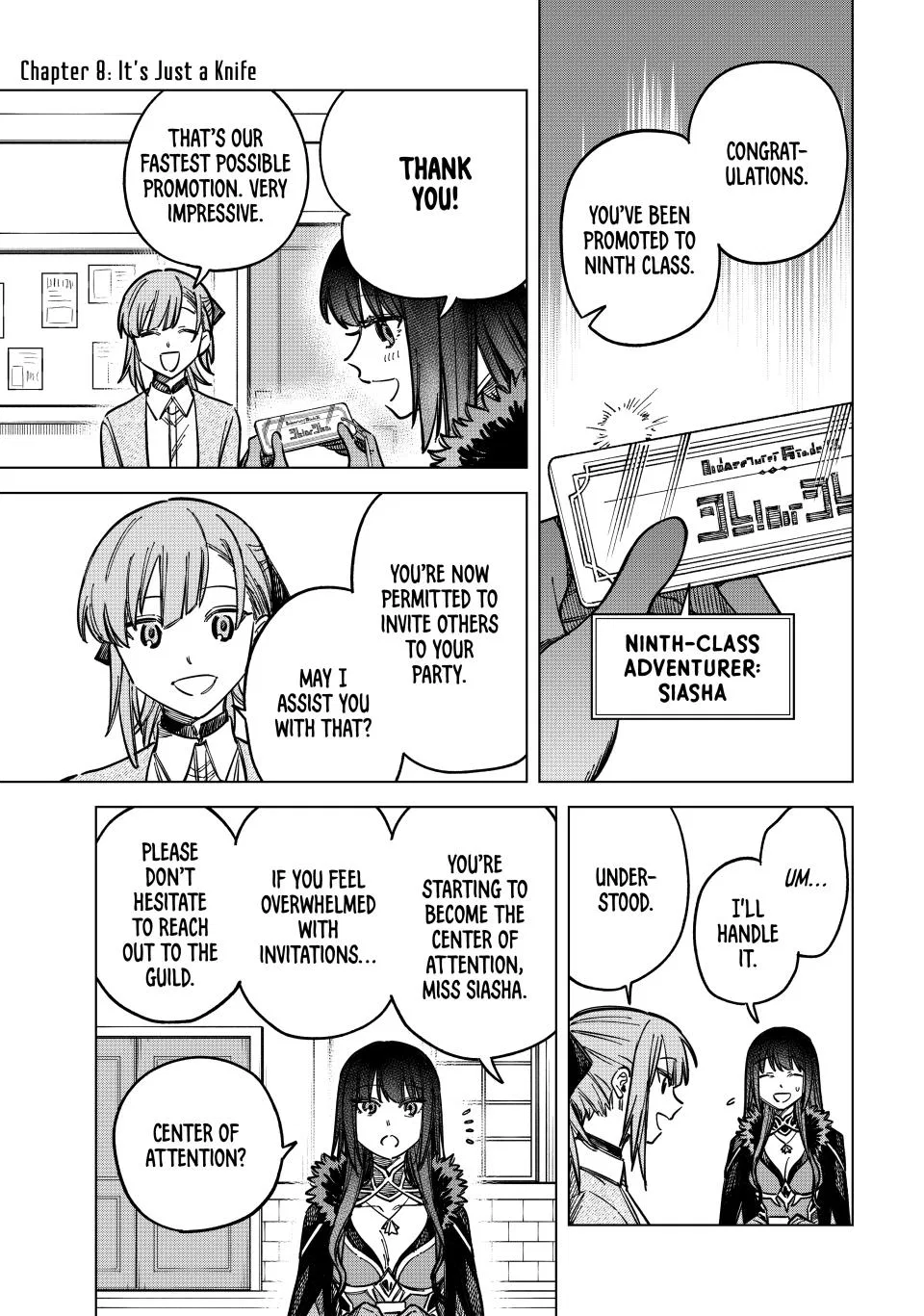 The Witch and the Mercenary Chapter 8 – Page 1