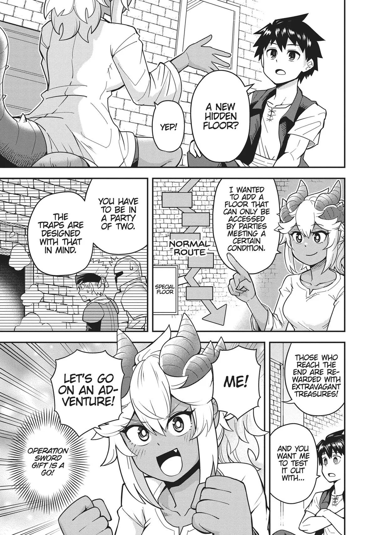 Dungeon no Osananajimi Chapter 33 – Page 1