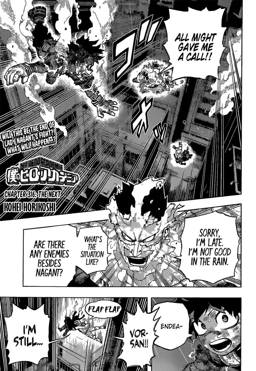 Boku no Hero Academia Manga Chapter 316 – Page 1