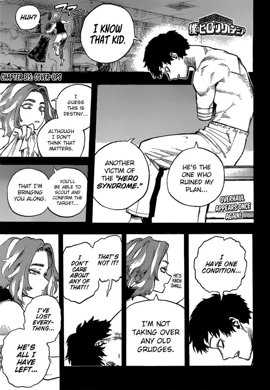 Boku no Hero Academia Manga Chapter 315 – Page 1