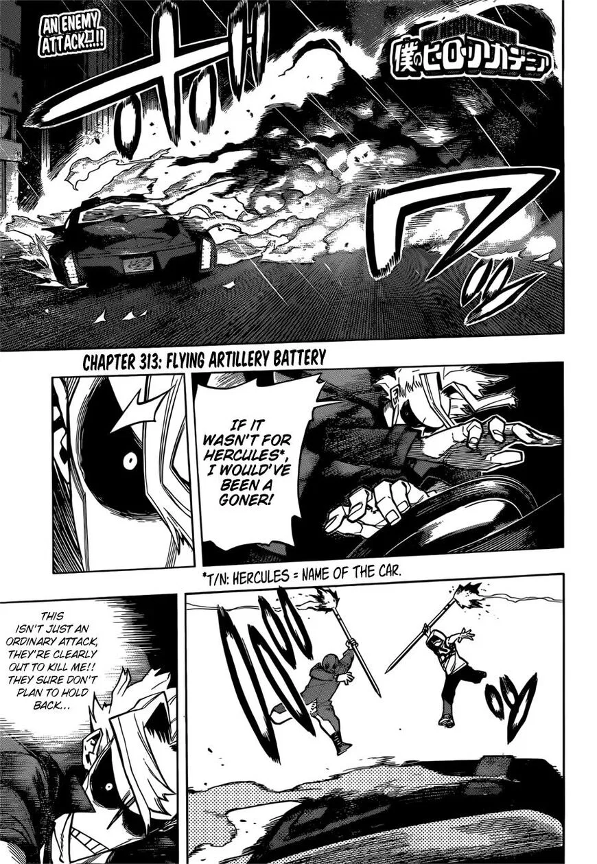 Boku no Hero Academia Manga Chapter 313 – Page 1