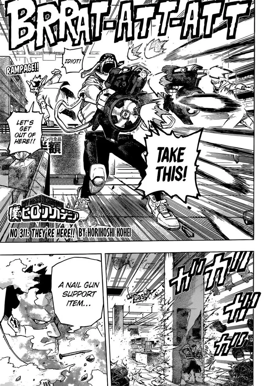 Boku no Hero Academia Manga Chapter 311 – Page 1