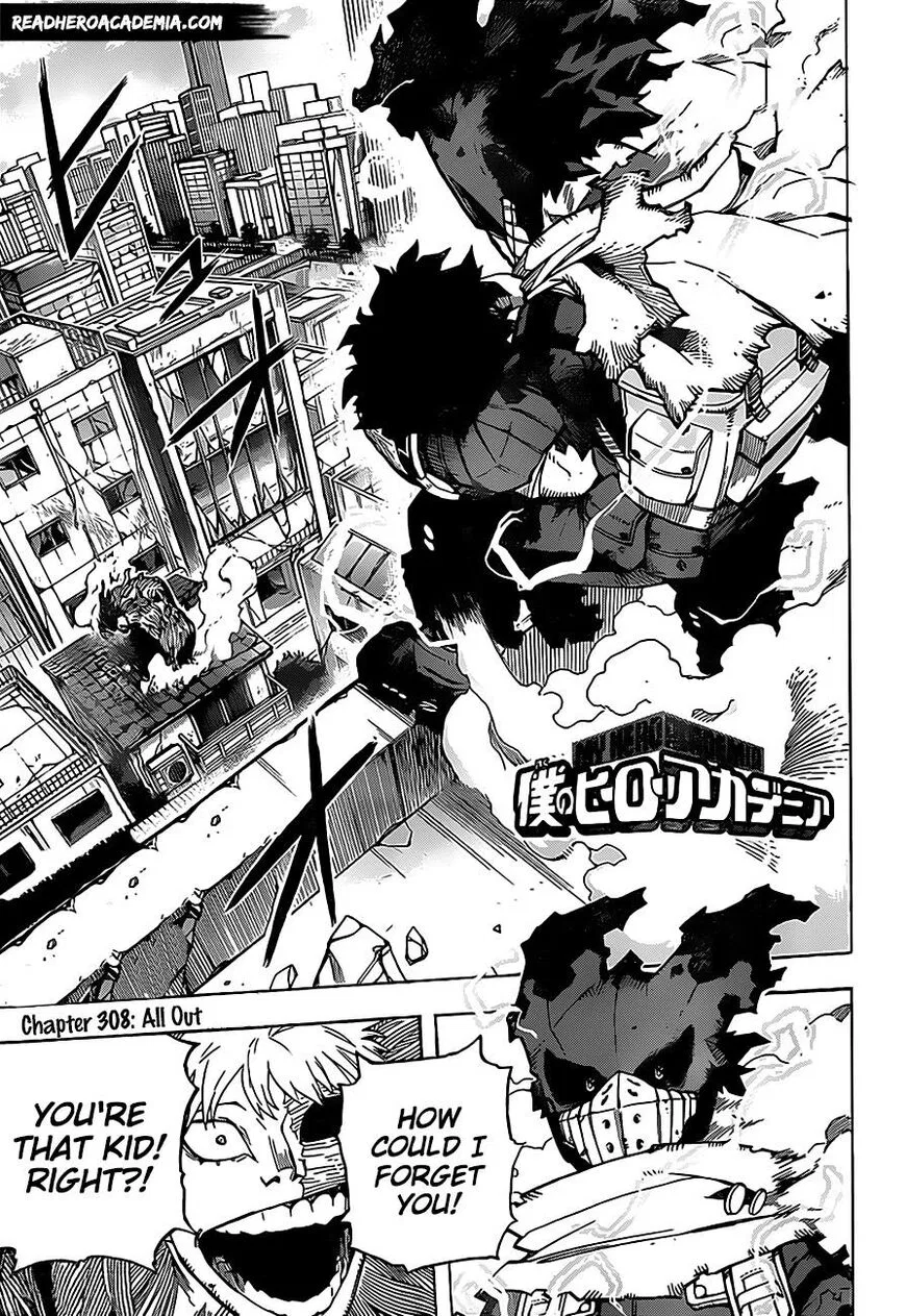 Boku no Hero Academia Manga Chapter 308 – Page 1