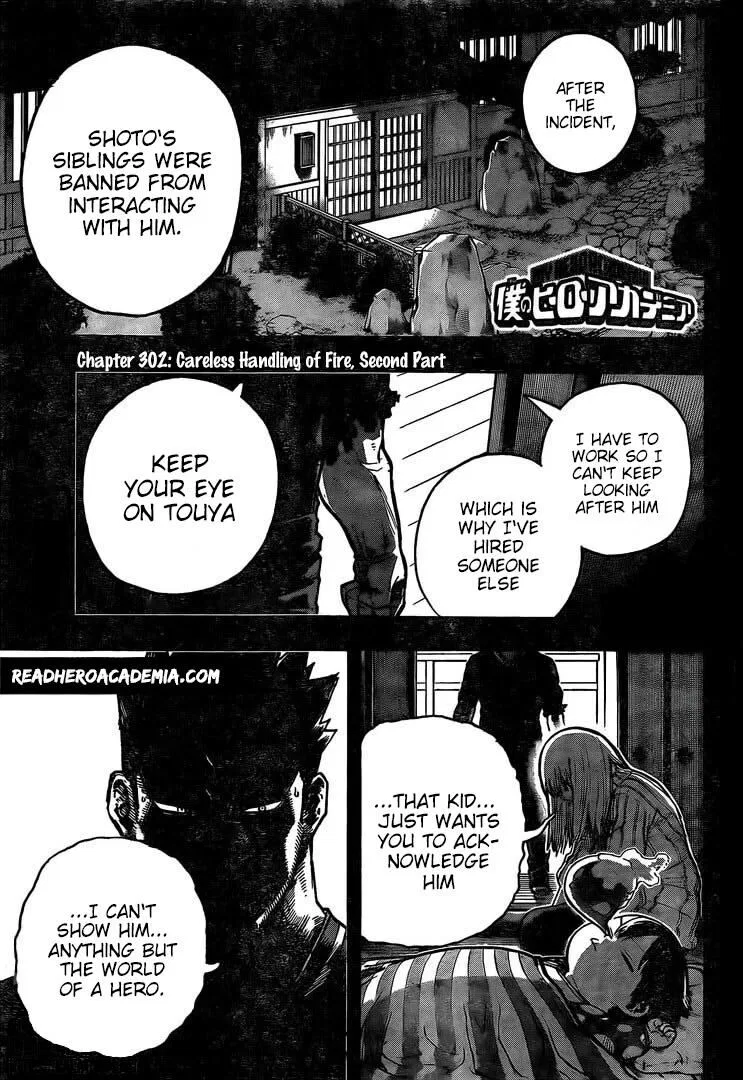 Boku no Hero Academia Manga Chapter 302 – Page 1