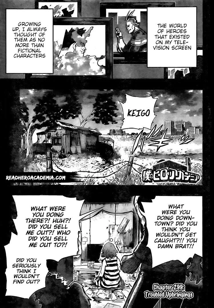 Boku no Hero Academia Manga Chapter 299 – Page 1