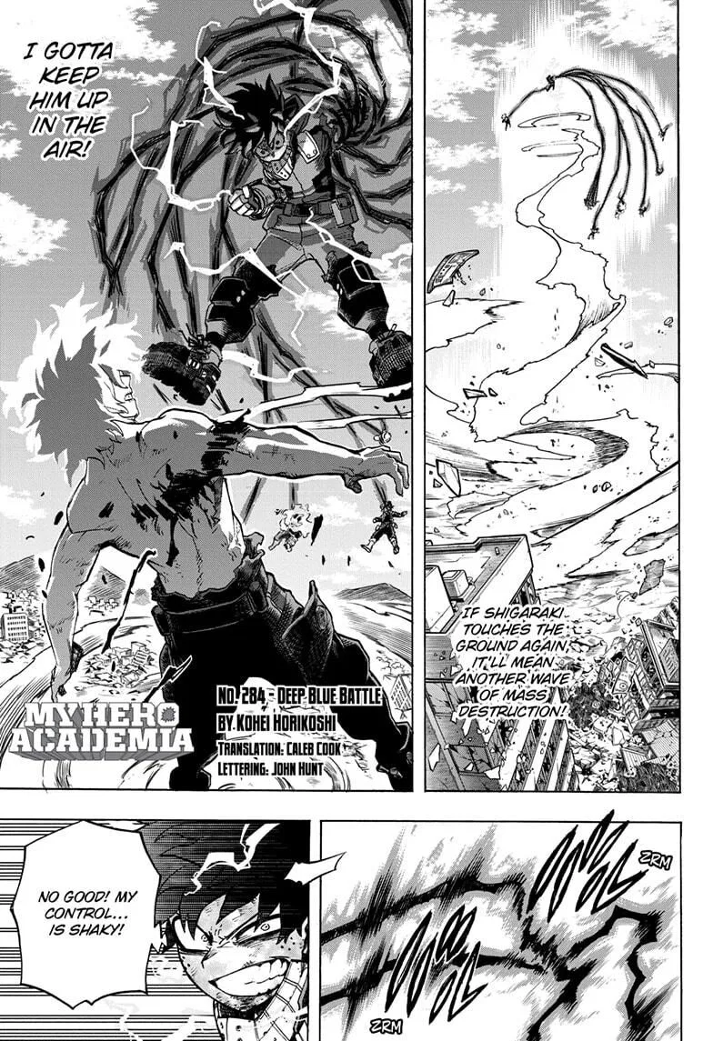 Boku no Hero Academia Manga Chapter 284 – Page 1