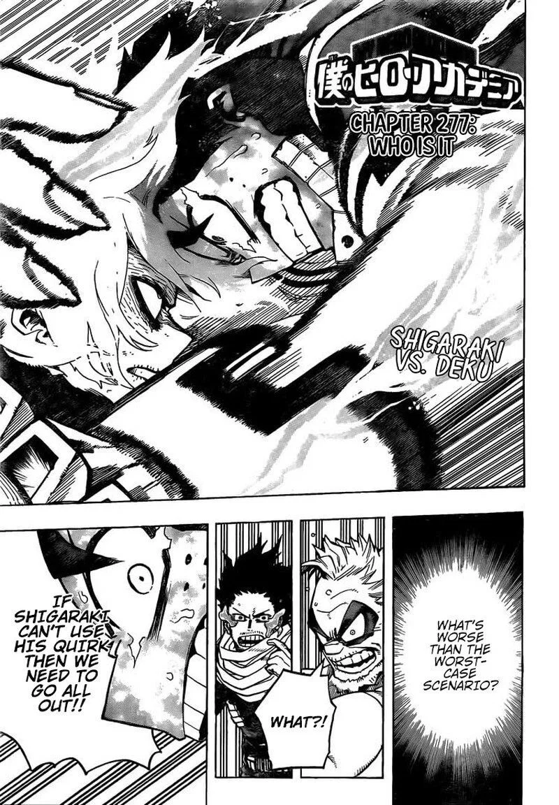 Boku no Hero Academia Manga Chapter 277 – Page 1