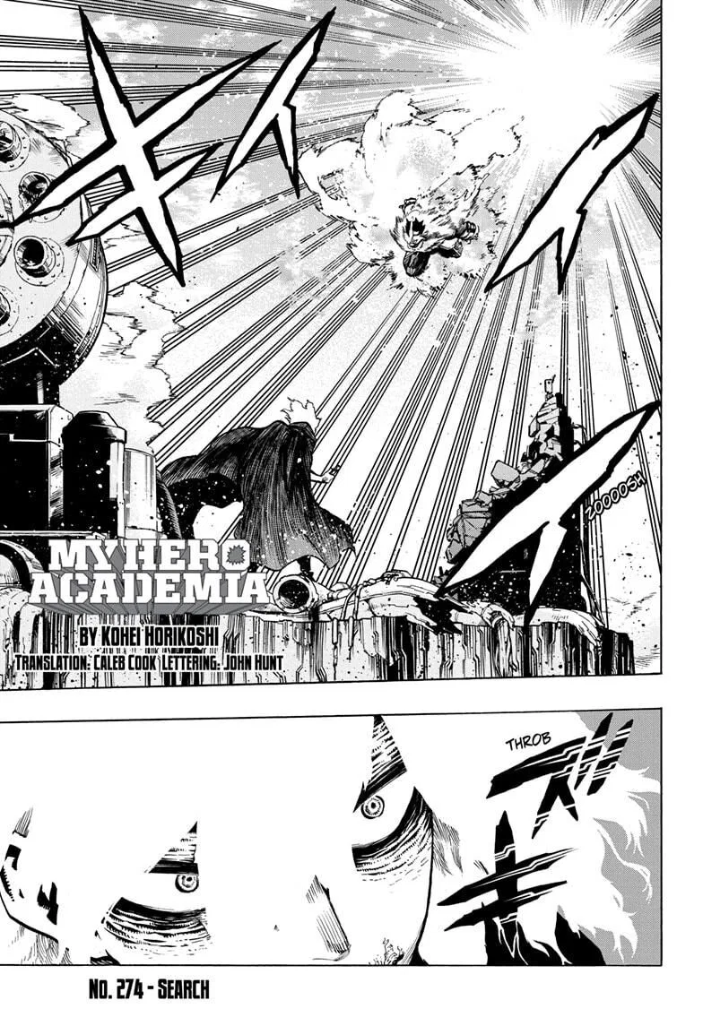 Boku no Hero Academia Manga Chapter 274 – Page 1