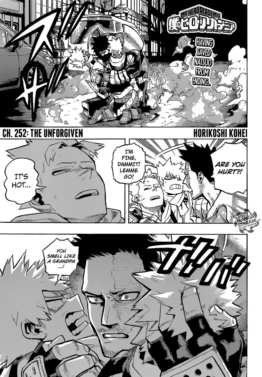 Boku no Hero Academia Manga Chapter 252 – Page 1