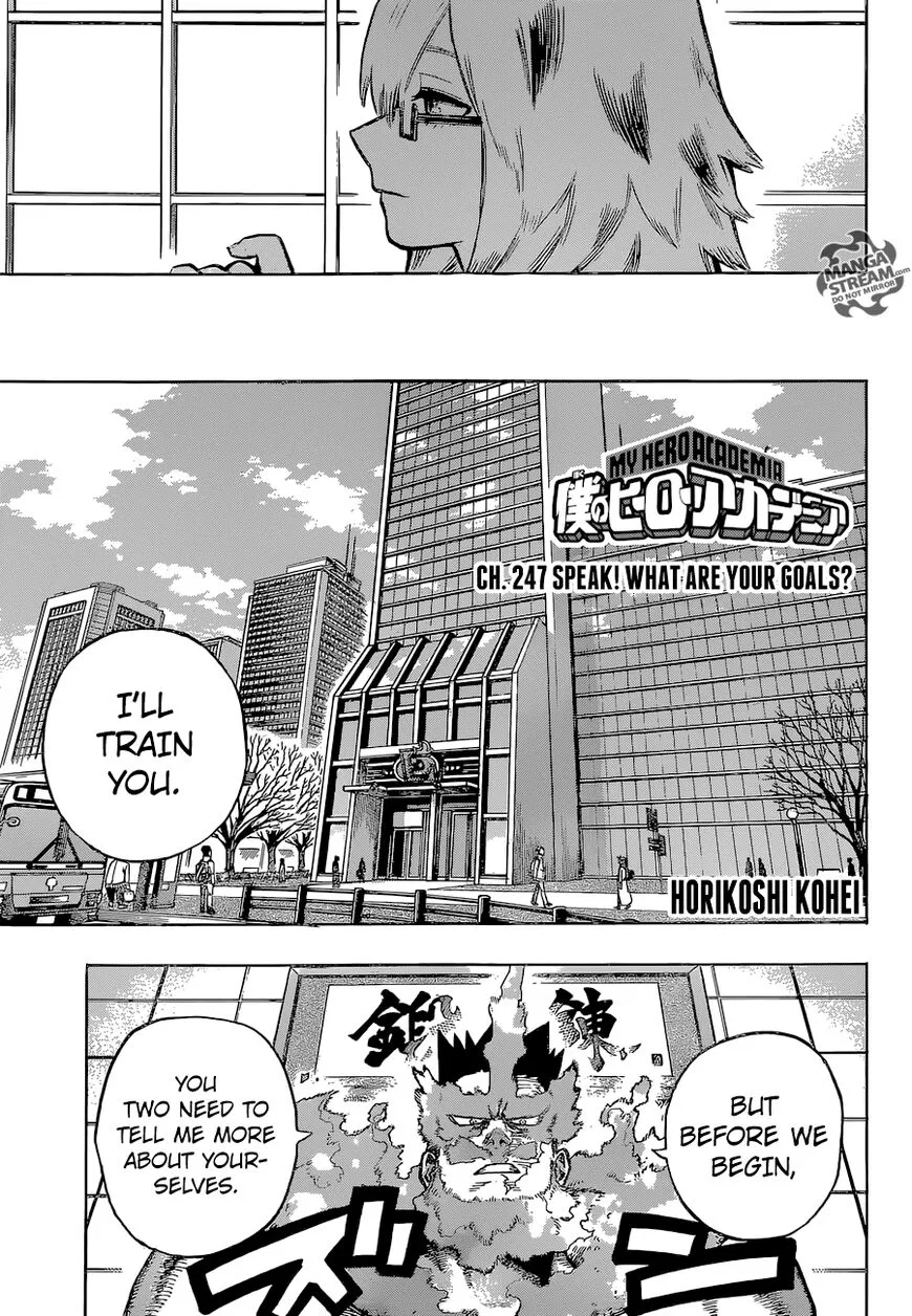 Boku no Hero Academia Manga Chapter 247 – Page 1