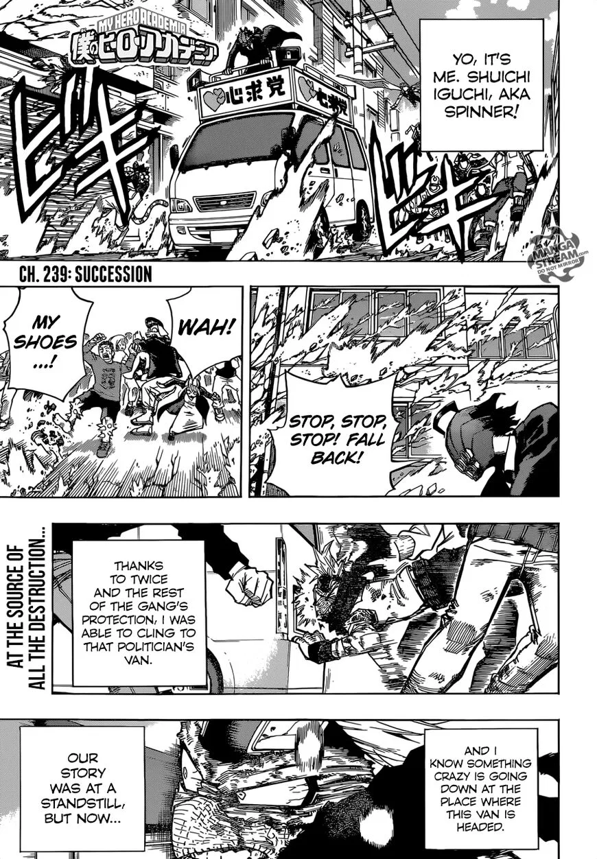 Boku no Hero Academia Manga Chapter 239 – Page 1