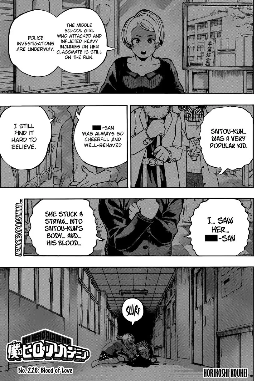 Boku no Hero Academia Manga Chapter 226 – Page 1