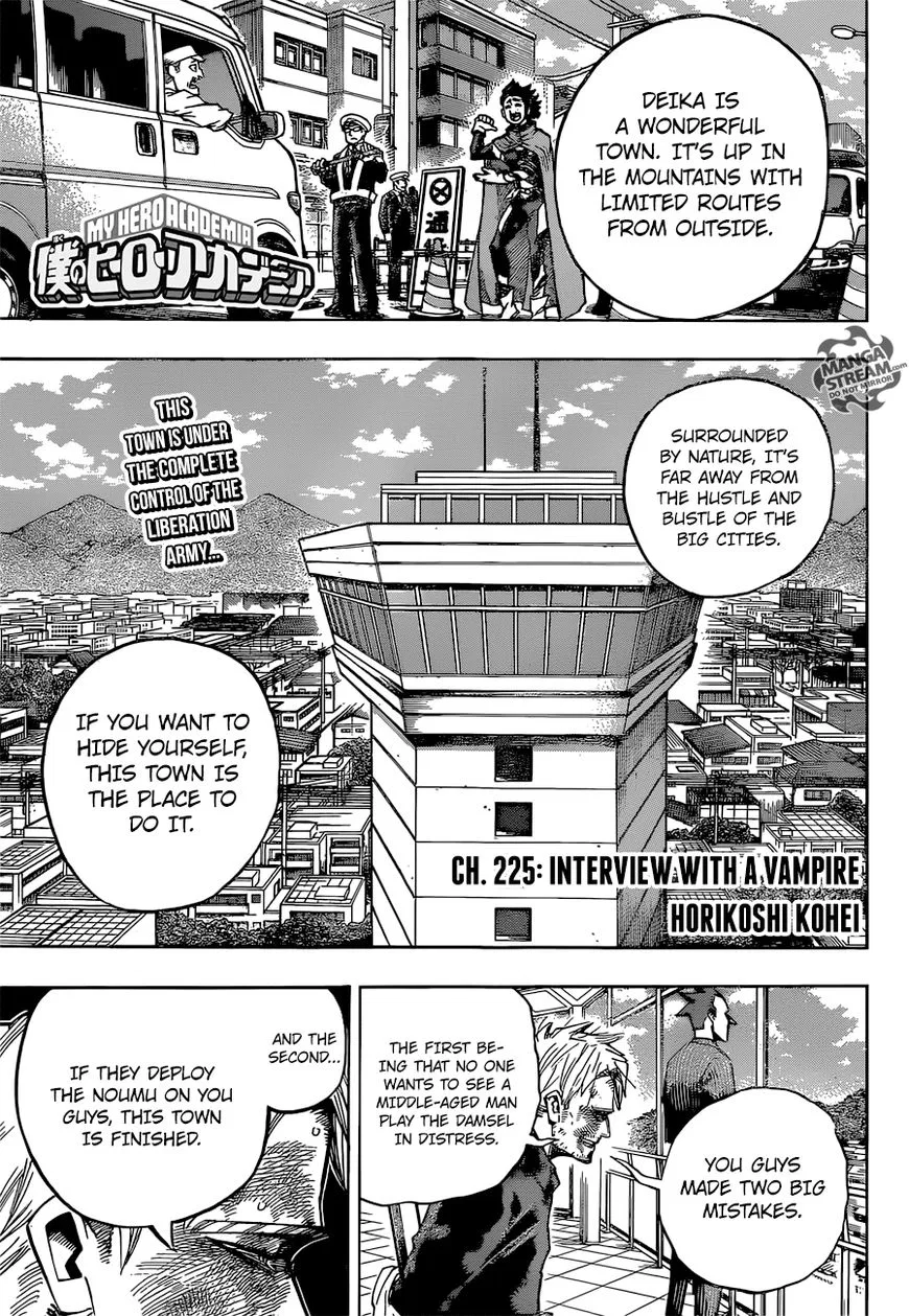 Boku no Hero Academia Manga Chapter 225 – Page 1