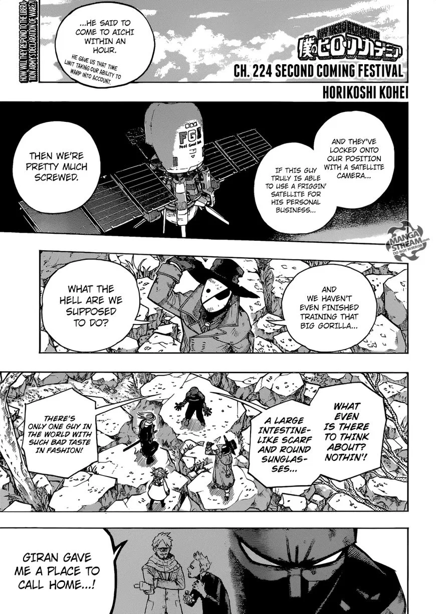 Boku no Hero Academia Manga Chapter 224 – Page 1