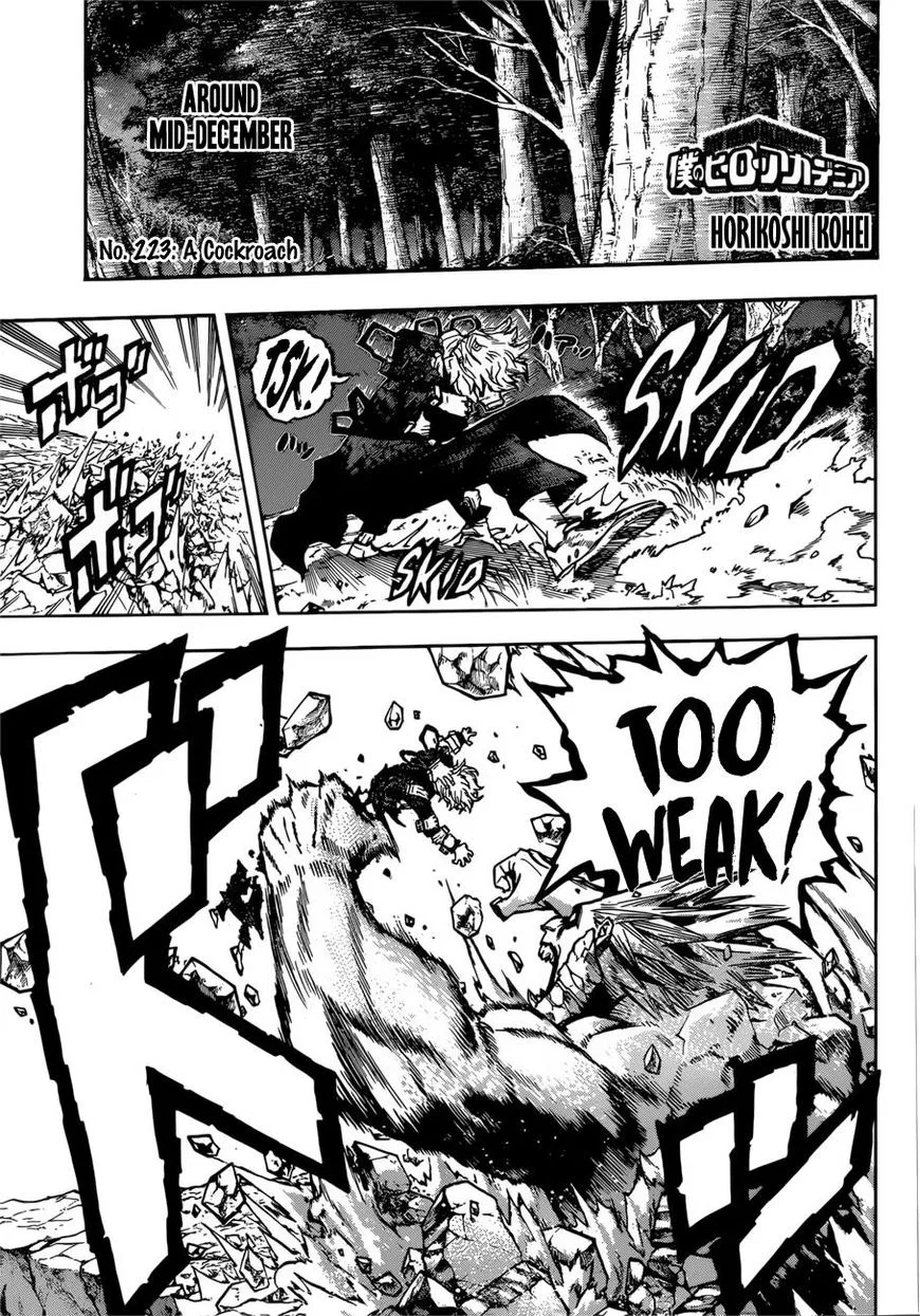Boku no Hero Academia Manga Chapter 223 – Page 1