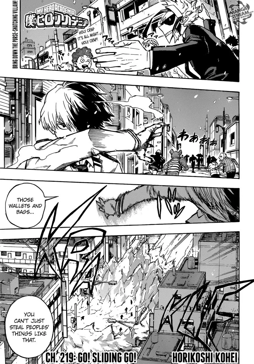 Boku no Hero Academia Manga Chapter 219 – Page 1