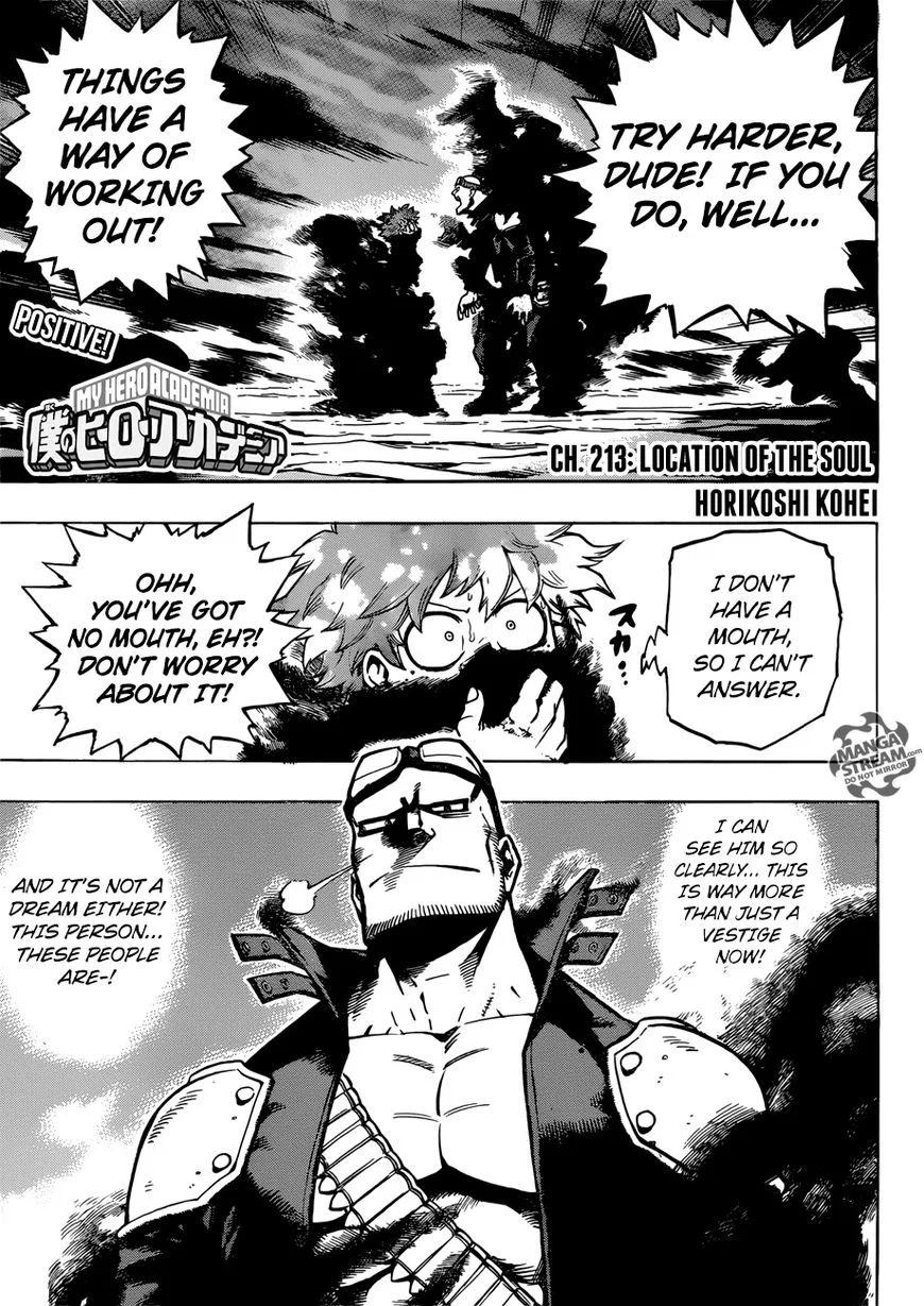 Boku no Hero Academia Manga Chapter 213 – Page 1