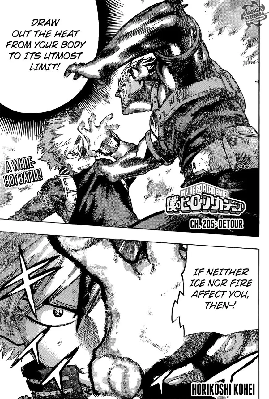 Boku no Hero Academia Manga Chapter 205 – Page 1