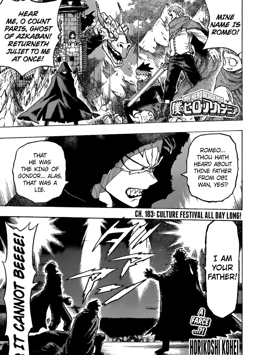Boku no Hero Academia Manga Chapter 183 – Page 1
