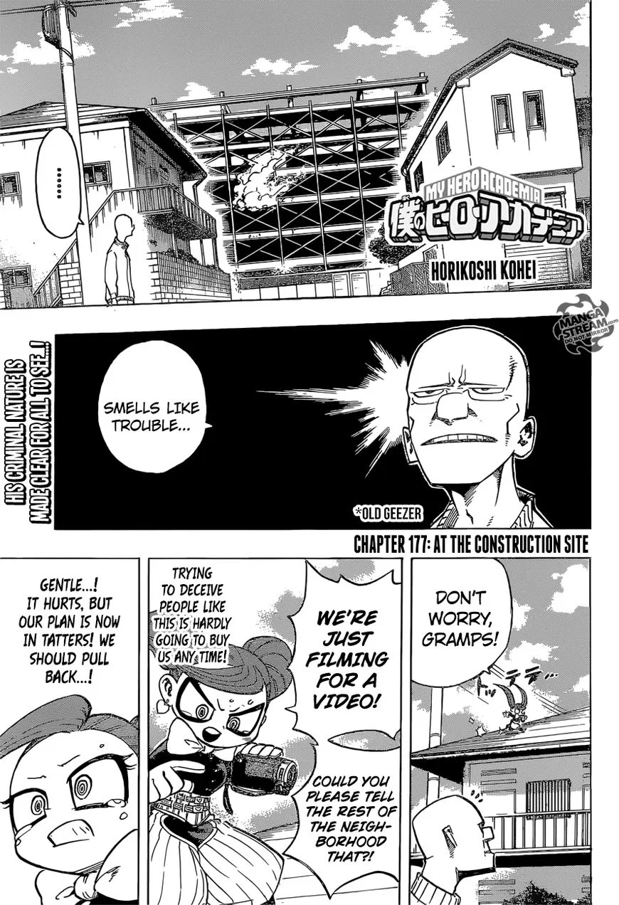 Boku no Hero Academia Manga Chapter 177 – Page 1