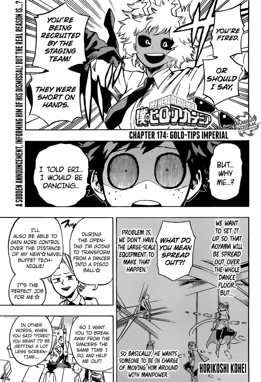 Boku no Hero Academia Manga Chapter 174 – Page 1
