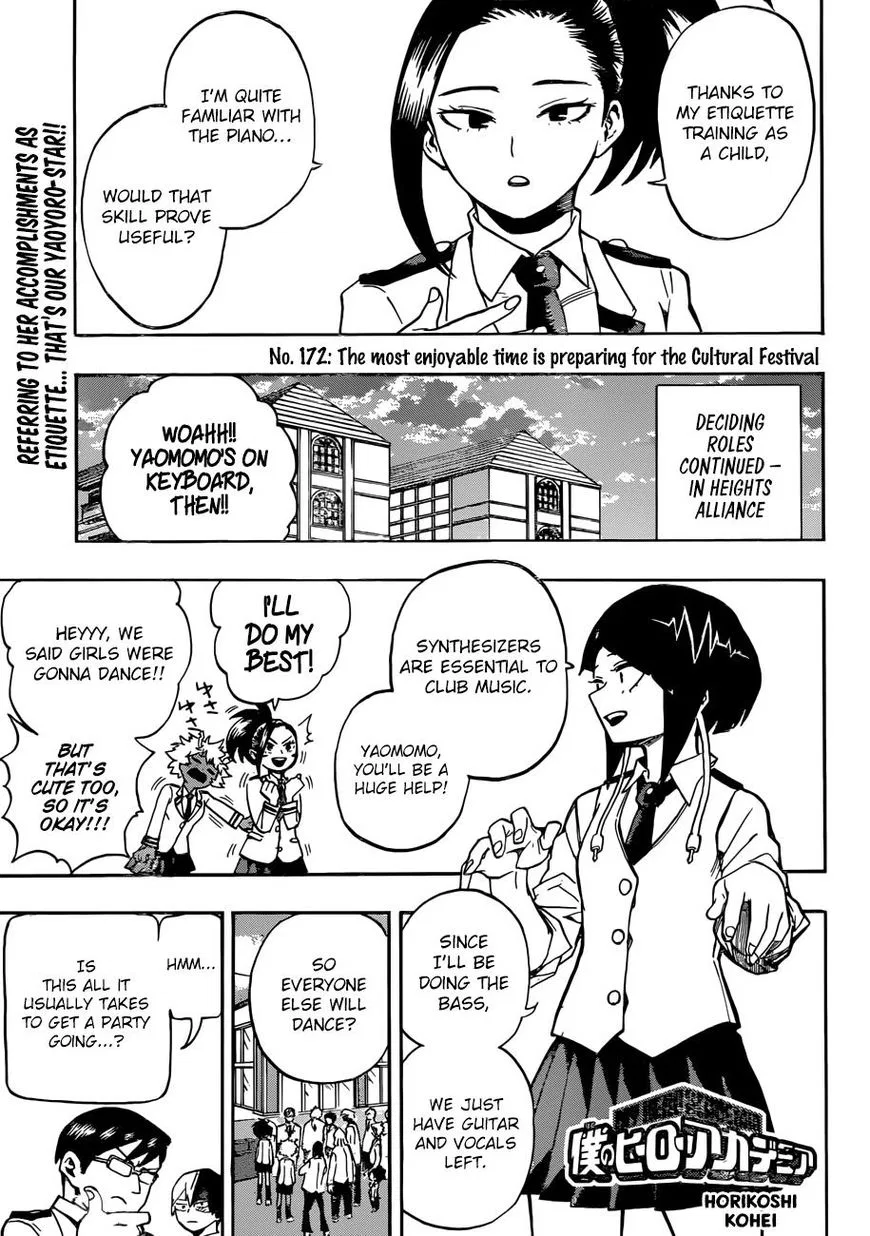 Boku no Hero Academia Manga Chapter 172 – Page 1
