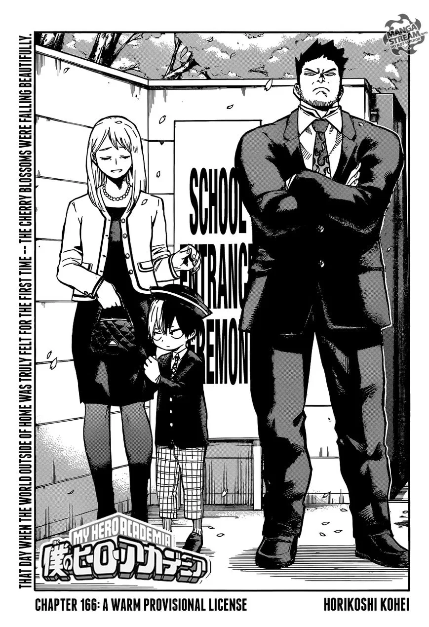 Boku no Hero Academia Manga Chapter 166 – Page 1