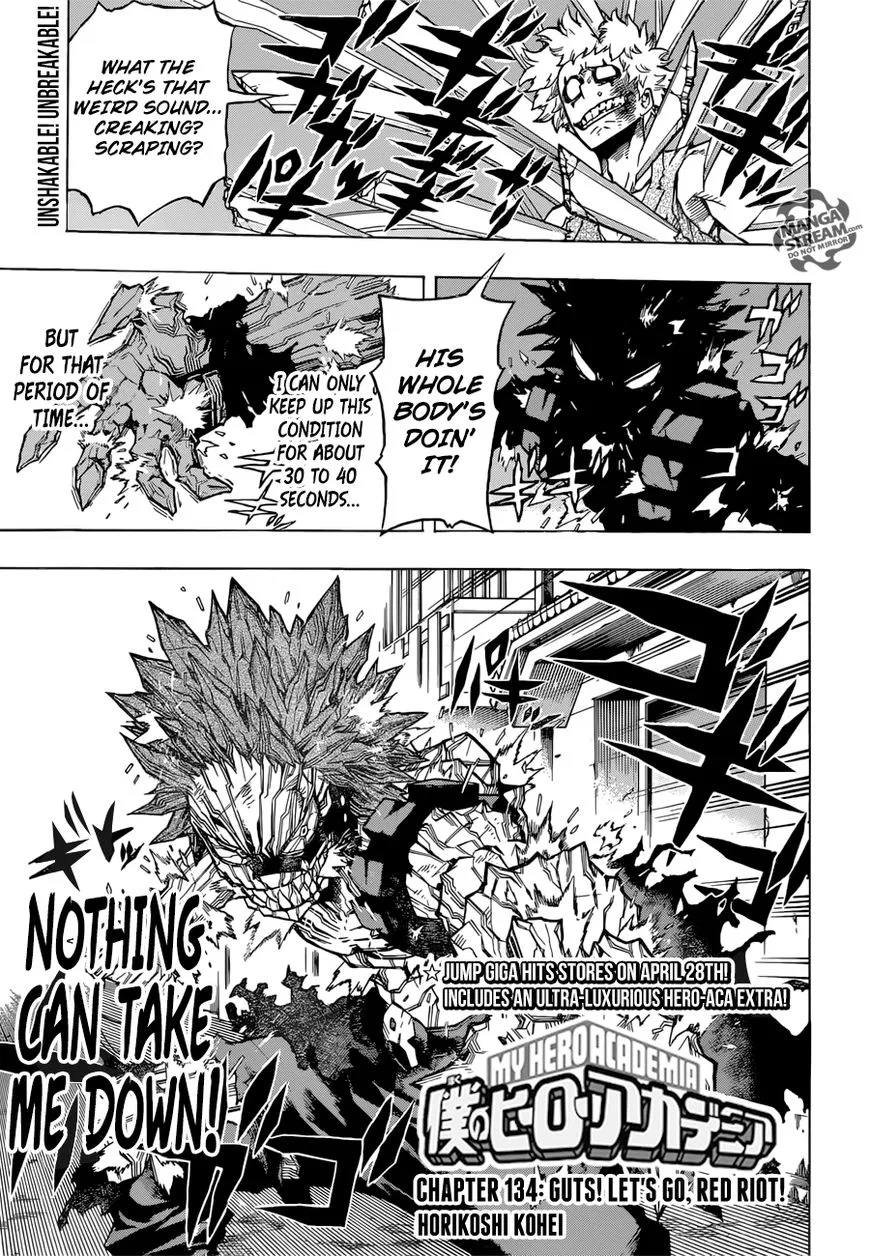 Boku no Hero Academia Manga Chapter 134 – Page 1