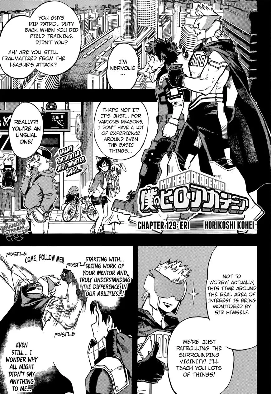 Boku no Hero Academia Manga Chapter 129 – Page 1