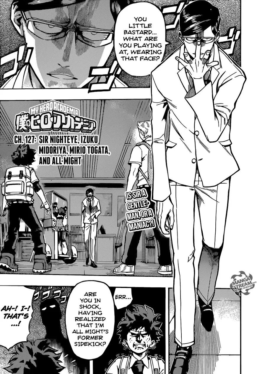 Boku no Hero Academia Manga Chapter 127 – Page 1