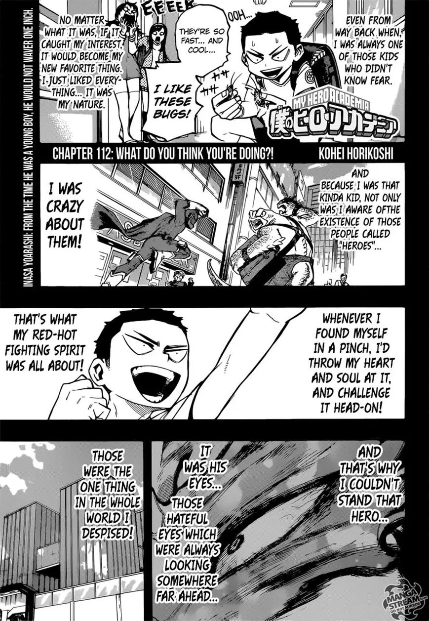 Boku no Hero Academia Manga Chapter 112 – Page 1