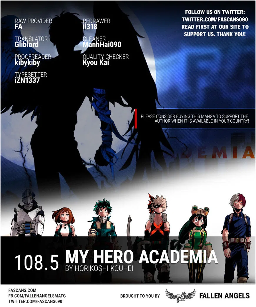 Boku no Hero Academia Manga Chapter 108 – Page 1