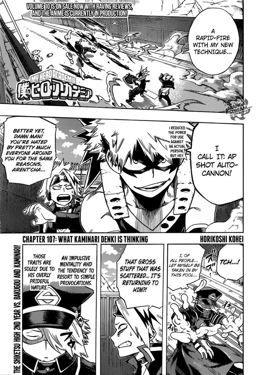 Boku no Hero Academia Manga Chapter 107 – Page 1